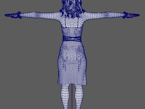 Camila Mendes Character Model 3D