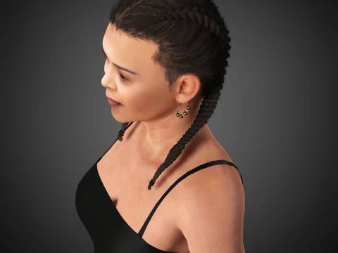 India Amarteifio Character 3D Model