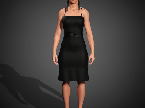 India Amarteifio Character 3D Модель