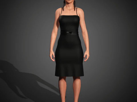India Amarteifio Character 3D Model