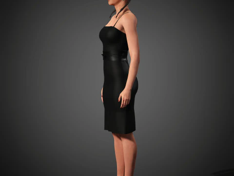 India Amarteifio Character 3D Model