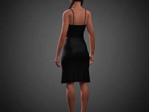 India Amarteifio Character 3D Модель
