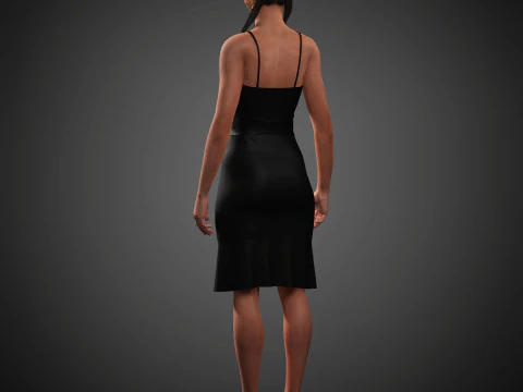 India Amarteifio Character 3D Model