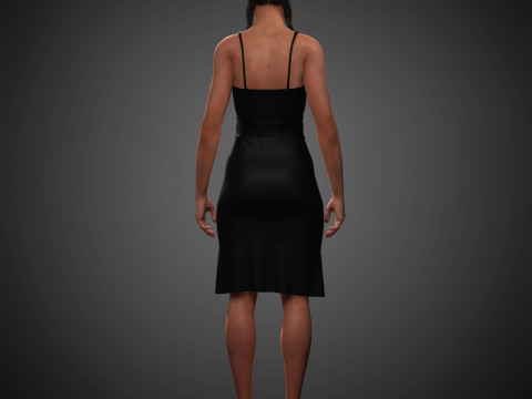 India Amarteifio Character 3D Модель