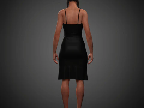 India Amarteifio Character 3D Model