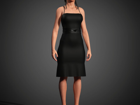 India Amarteifio Character 3D Модель