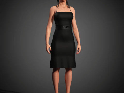 India Amarteifio Character 3D Model