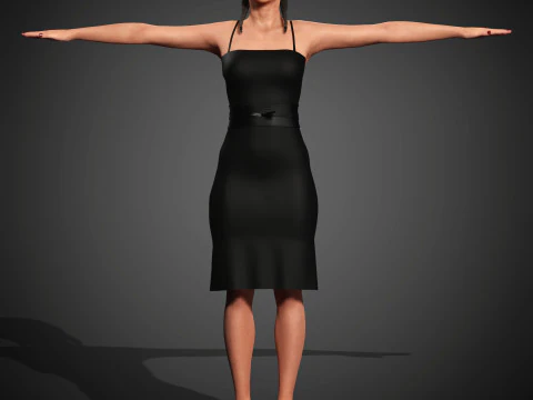 India Amarteifio Character 3D Model