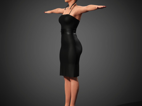 India Amarteifio Character 3D Модель