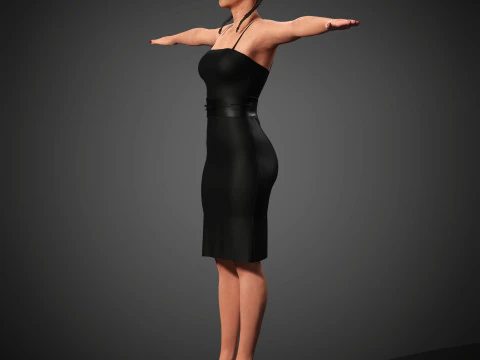 India Amarteifio Character 3D Model
