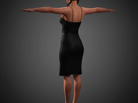 India Amarteifio Character 3D Model