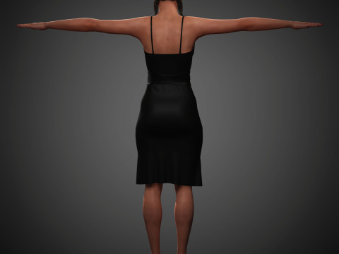 India Amarteifio Character 3D Модель