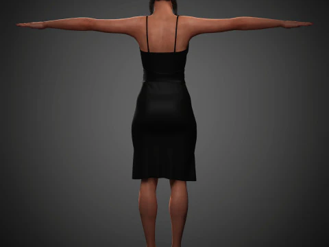India Amarteifio Character 3D Model