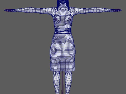 India Amarteifio Character 3D Модель