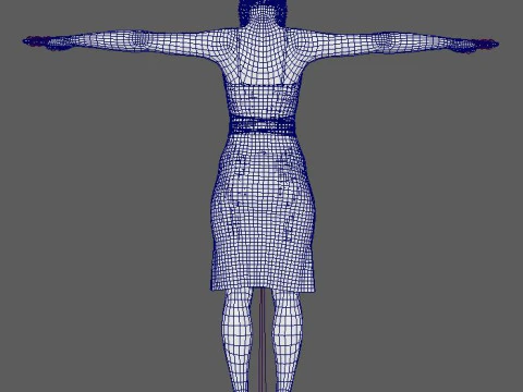 India Amarteifio Character 3D Model