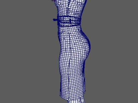 India Amarteifio Character 3D Модель
