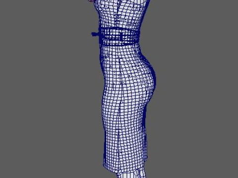 India Amarteifio Character 3D Model