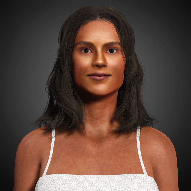 Simone Ashley Character 3D-Modell .c4d .max .obj .3ds .fbx .stl .blend