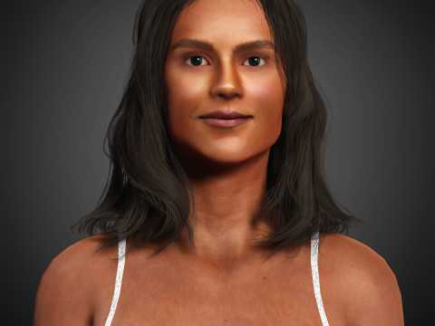 Simone Ashley Character 3D-Modell