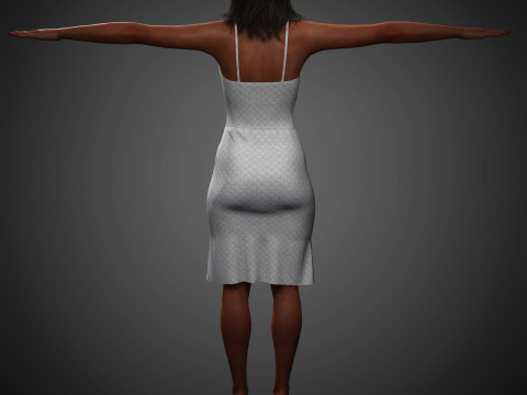 Simone Ashley Character 3D-Modell