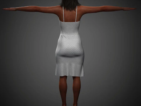 Simone Ashley Character 3D Model