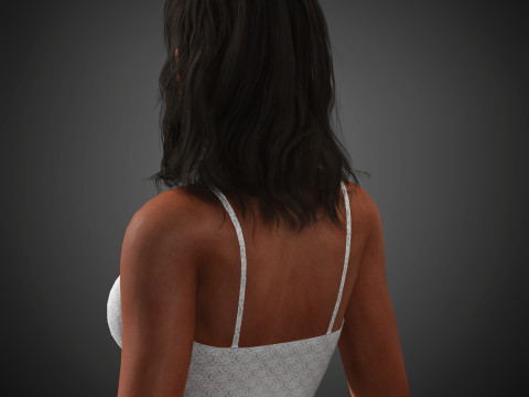 Simone Ashley Character 3D-Modell