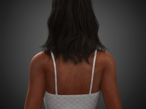 Simone Ashley Character 3D-Modell