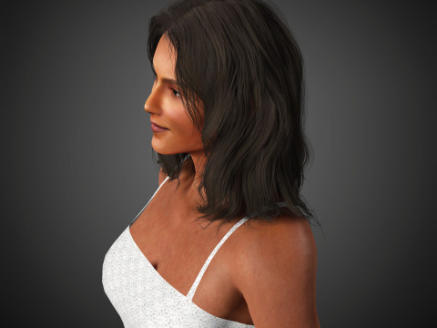 Simone Ashley Character 3D-Modell