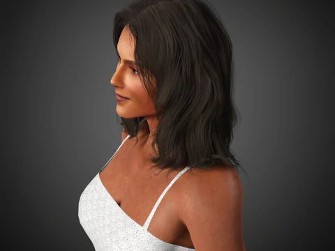 Simone Ashley Character 3D Model