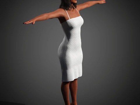 Simone Ashley Character 3D Model