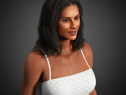 Simone Ashley Character 3D Model