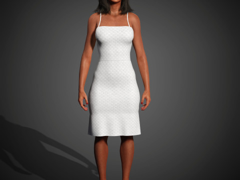 Simone Ashley Character 3D-Modell