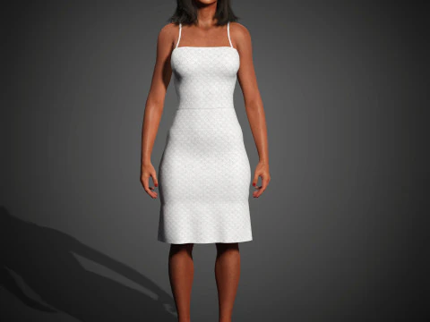 Simone Ashley Character 3D Model