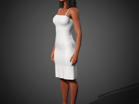 Simone Ashley Character 3D-Modell