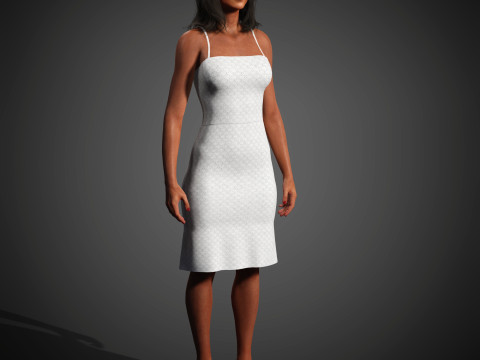 Simone Ashley Character 3D-Modell
