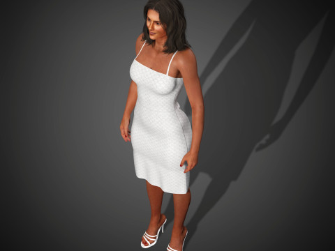 Simone Ashley Character 3D-Modell