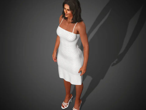 Simone Ashley Character 3D Model