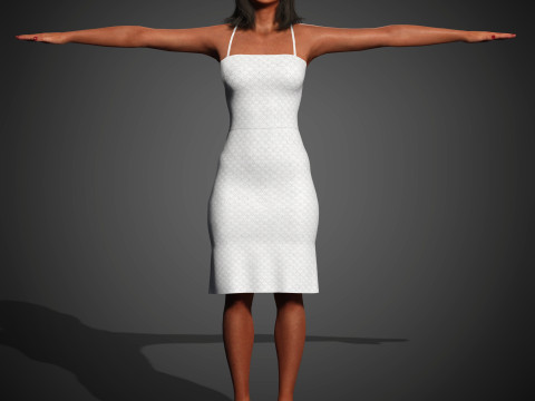 Simone Ashley Character 3D-Modell
