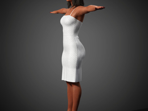 Simone Ashley Character 3D-Modell
