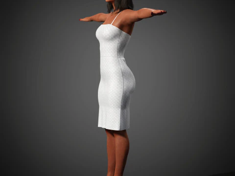Simone Ashley Character 3D Model