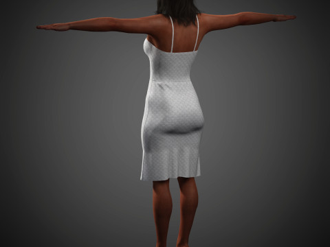 Simone Ashley Character 3D-Modell