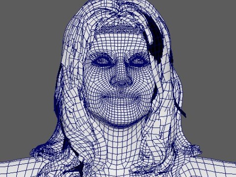 Simone Ashley Character 3D-Modell