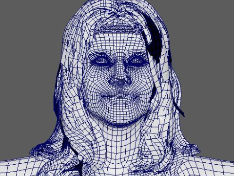Simone Ashley Character 3D Model