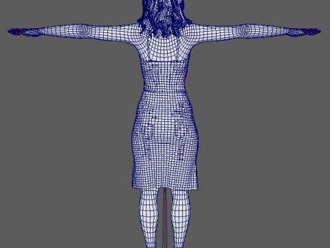 Simone Ashley Character 3D-Modell