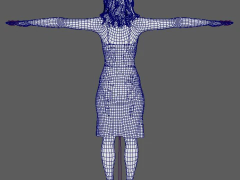 Simone Ashley Character 3D Model