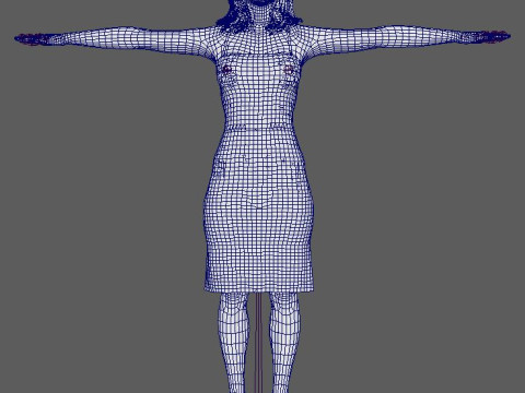 Simone Ashley Character 3D-Modell