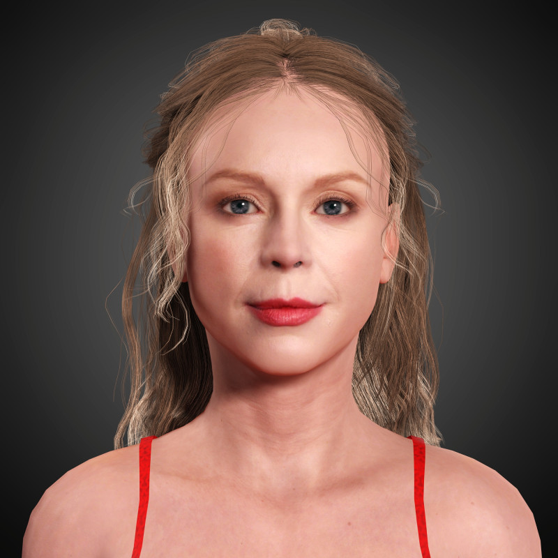 Gwendoline Christie Character Modèle 3D .c4d .max .obj .3ds .fbx .stl .blend