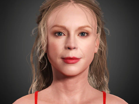 Personagem Gwendoline Christie Modelo 3D