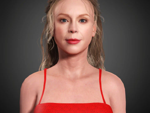 Gwendoline Christie Character 3D Model