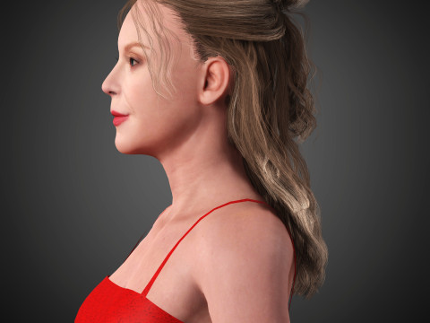 Gwendoline Christie Character Modèle 3D